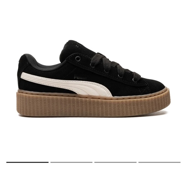 PUMA x FENTY Creeper Phatty black suede sneakers Zoe’s 9 - Picture 1 of 7